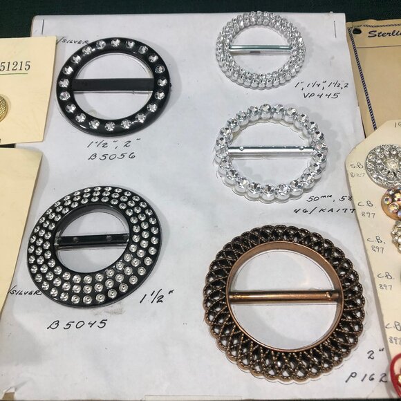 BUTTON COLLECTION ~ Vintage Salesman's Button Samples ~ Capitol, Sterling - Picture 3 of 11